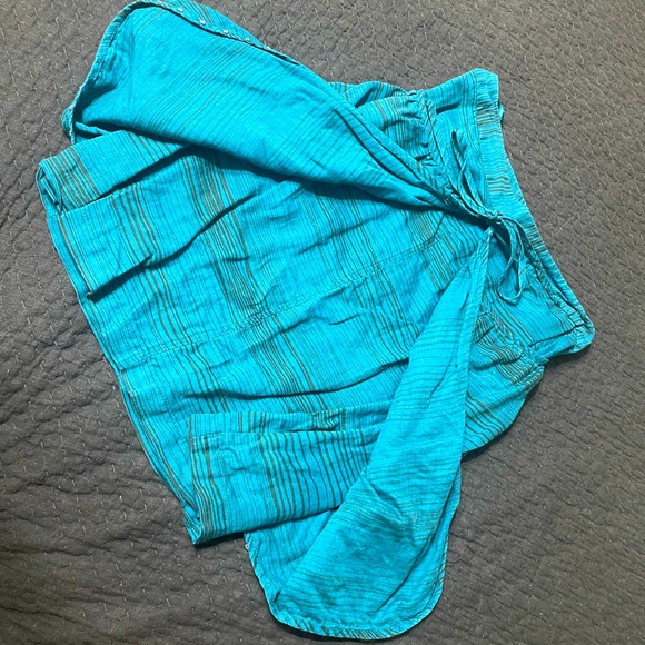 Vintage Urban Outfitters Teal Skirt - Picture 3 of 12